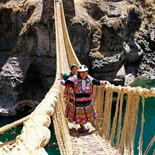 Puentes Incas en el Camino Inca