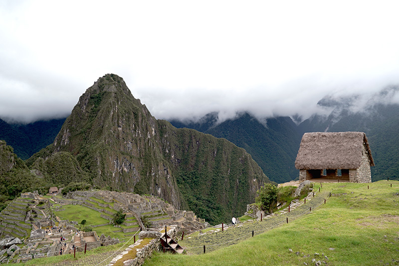 Vista de Machu Picchu a partir da Casa do Guardião