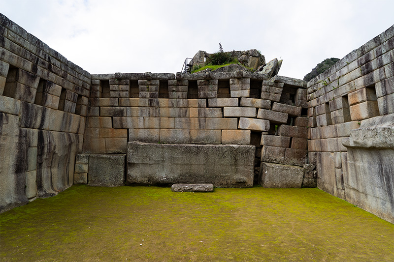 Parte del Templo Principal en Machu Picchu
