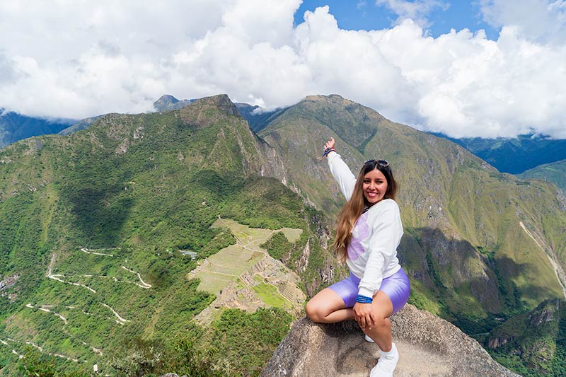 Vista incrível da  Huayna Picchu