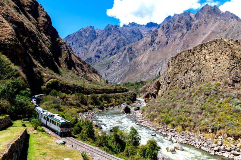 Train to Aguas Calientes - Machu Picchu village